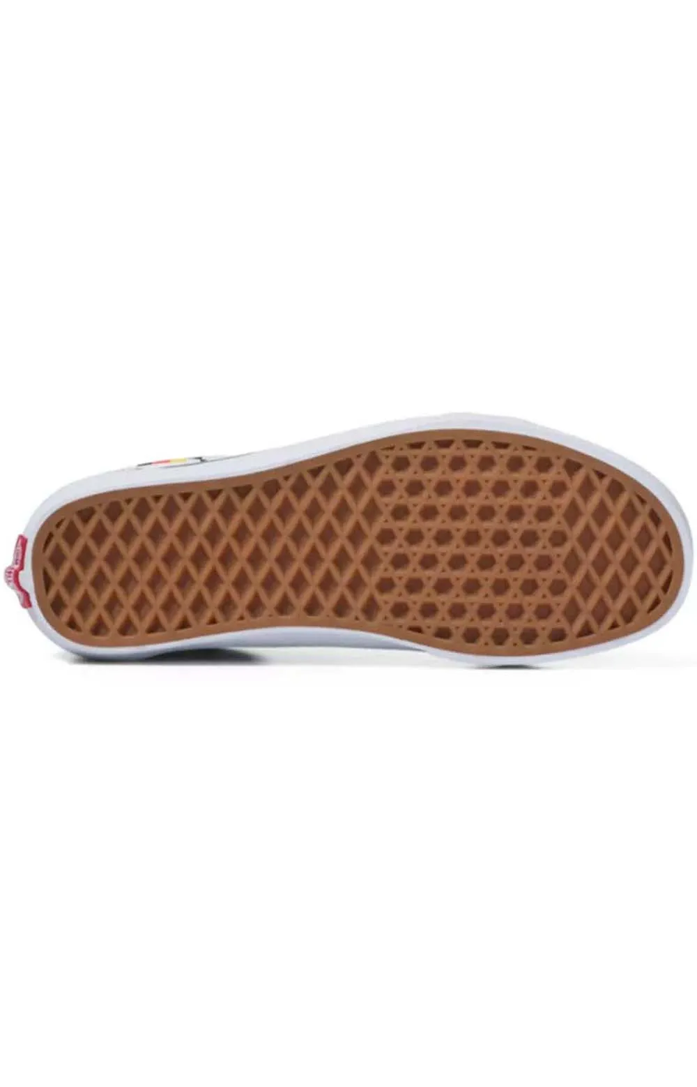 (5Krfb05) Floral Checkerboard Old Skool Shoes   Black/True White