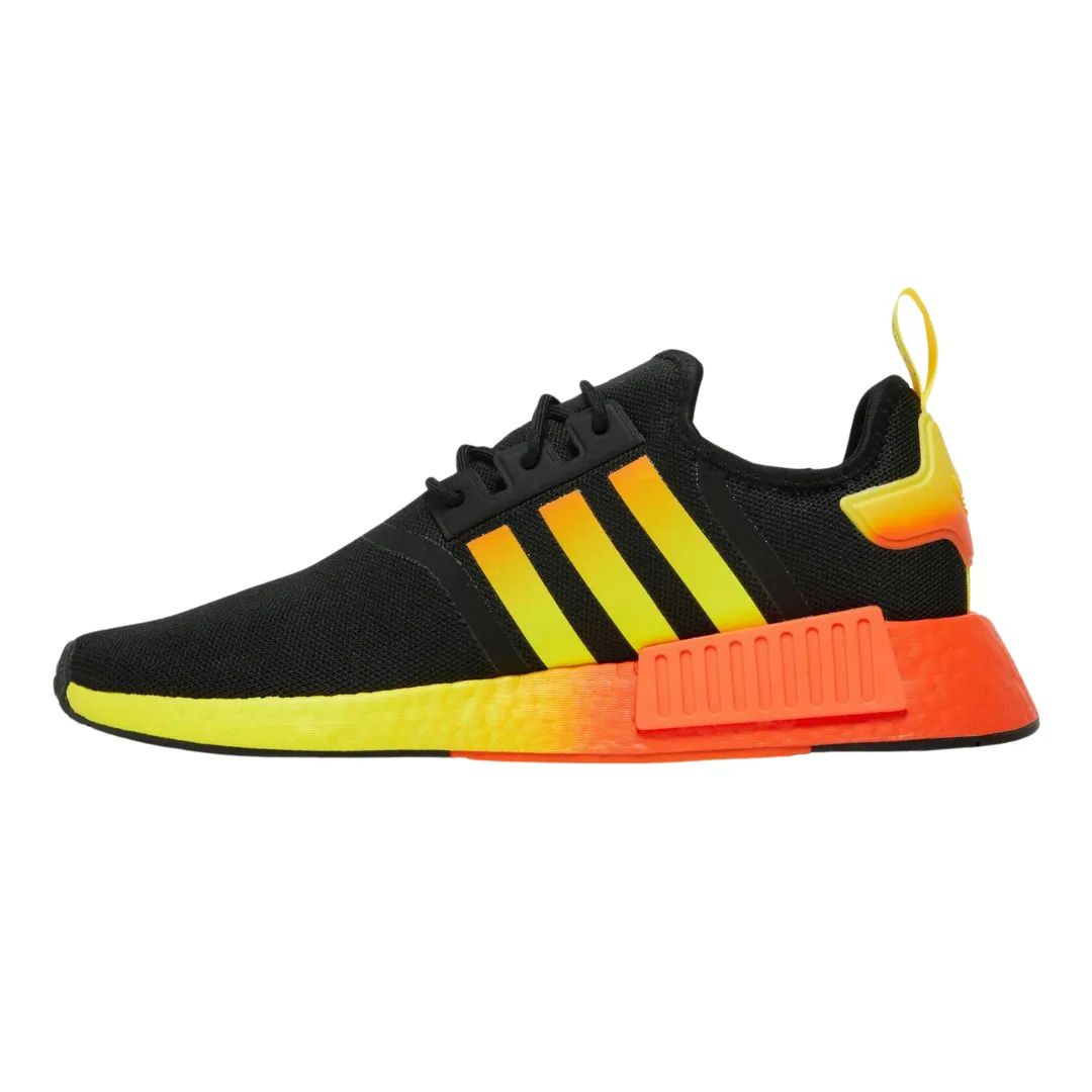 Adidas - Men's NMD_R1 'Black Orange Yellow Gradient' - Core Black / Semi Impact Orange / Beam Yellow