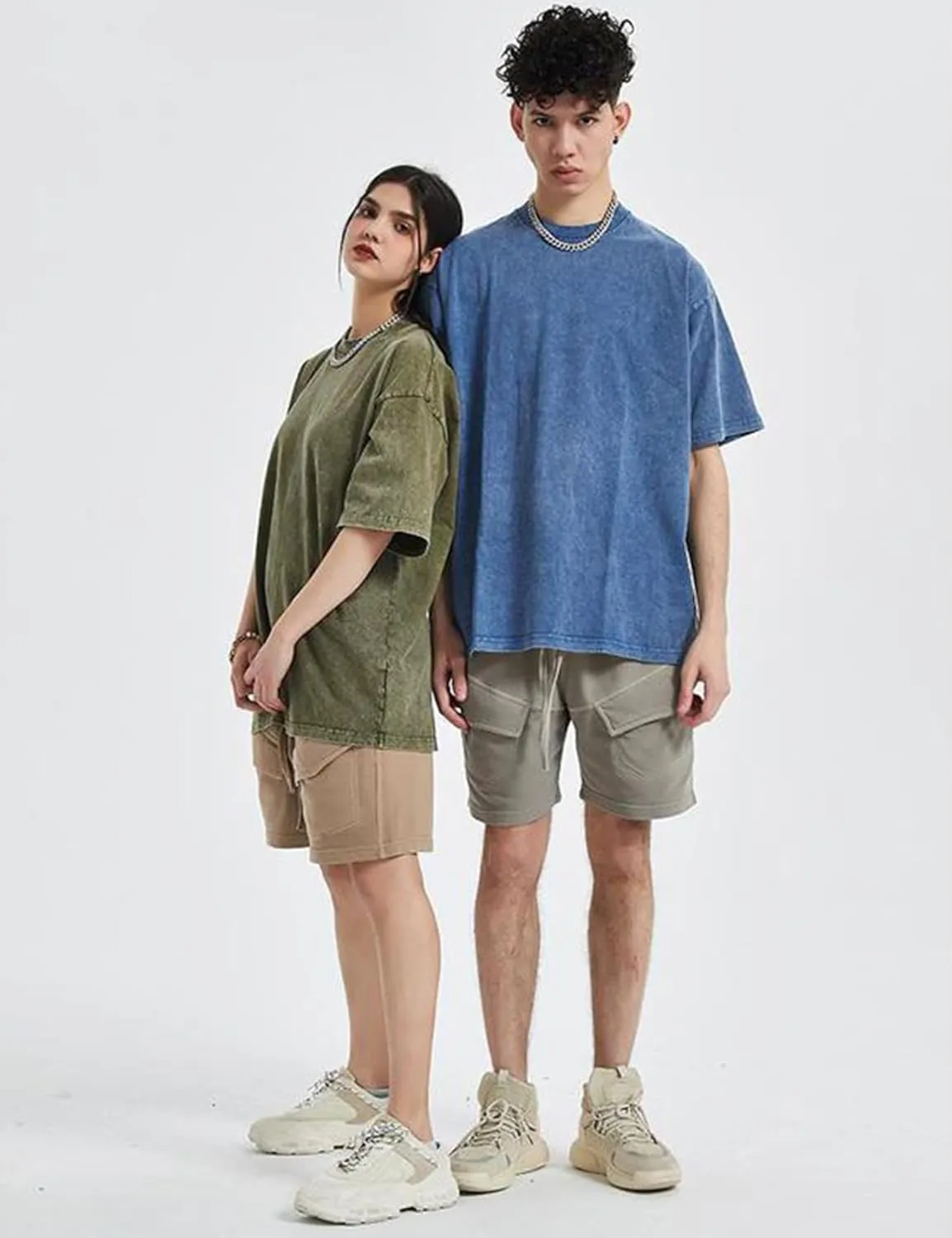 Arssm 3 Pack Men Oversized T Shirts Vintage Tee Loose Fit Short Sleeve Casual Streetwear Baggy Washed Unisex Tops