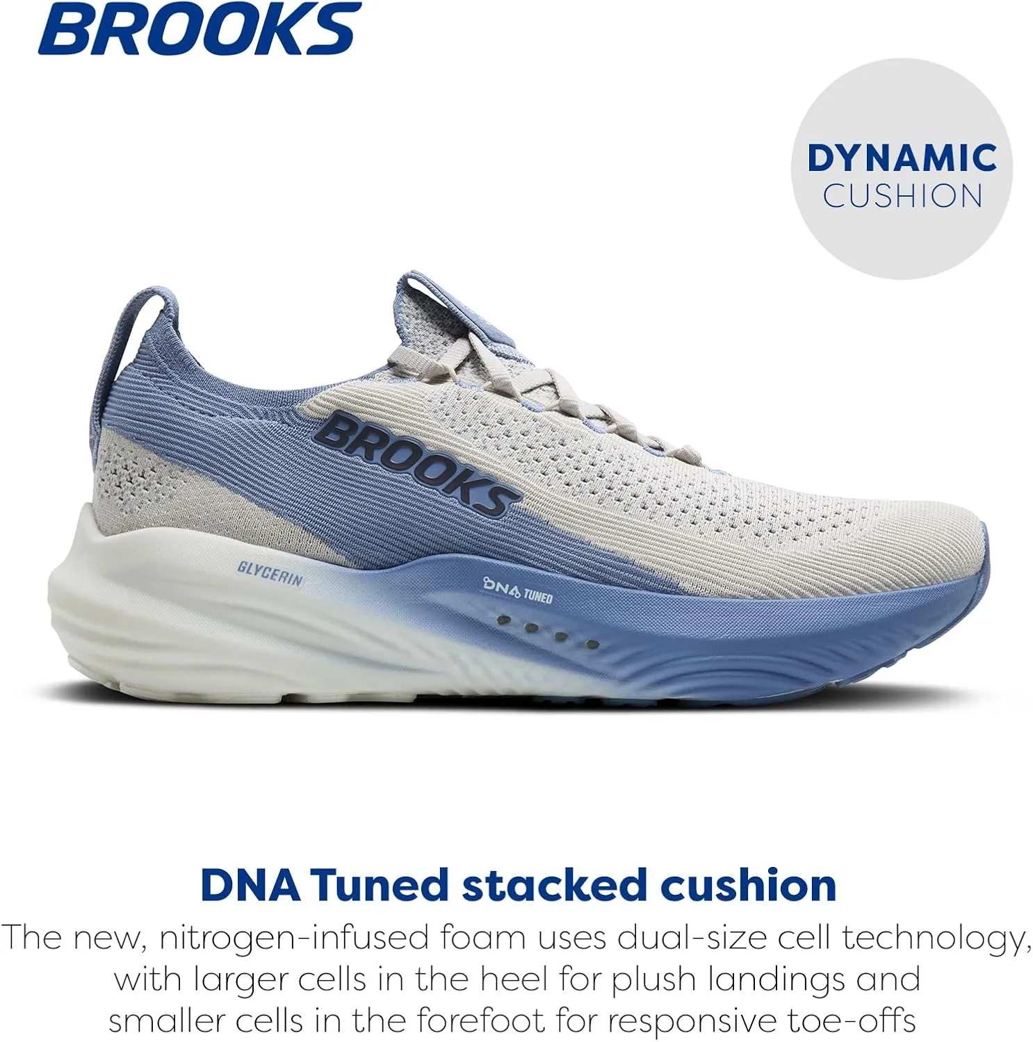 Brooks Men??s Glycerin Stealthfit 22 Neutral Running Shoe