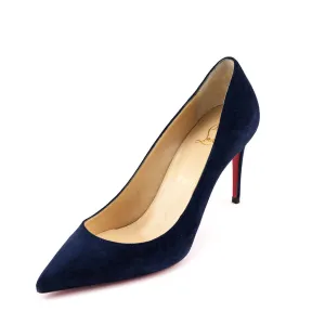 Christian Louboutin Navy Suede Pumps Size US 7 | EU 37
