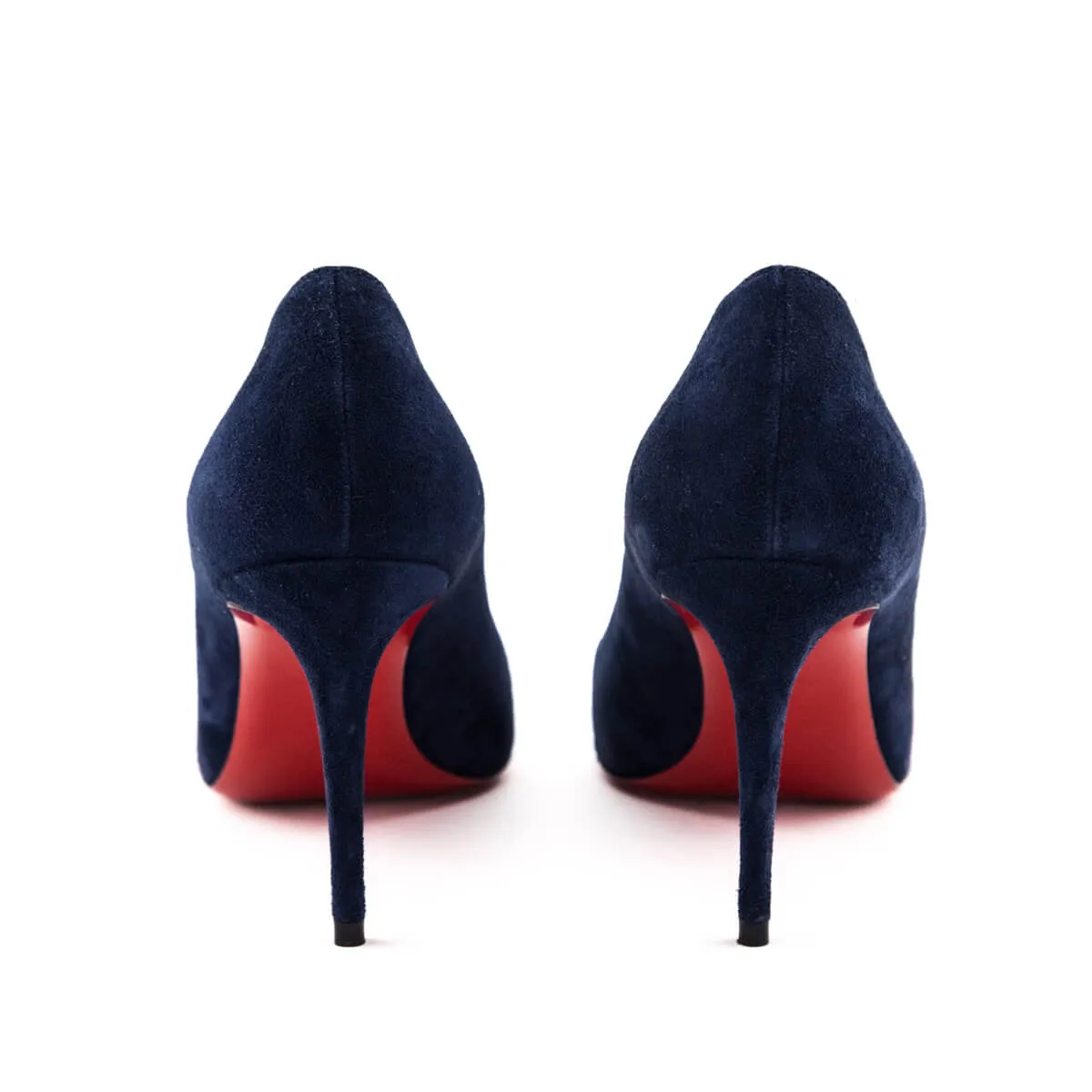 Christian Louboutin Navy Suede Pumps Size US 7 | EU 37