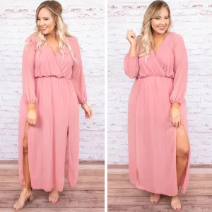 Dream Date Maxi Dress, Mauve Dream Date Maxi Dress, Mauve