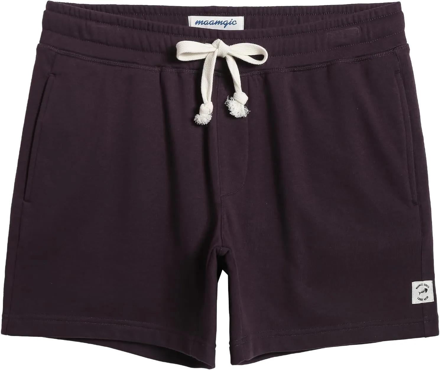 maamgic Mens Athletic Gym Shorts 5.5" Elastic Waist Casual Pajama Pocket Jogger Men Workout Short Pants