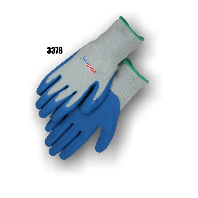 Majestic 3378 SuperDex Work Gloves Lightweight Latex Palm Dipped on Nylon Liner for Work, Construction, Automotive (One Dozen)