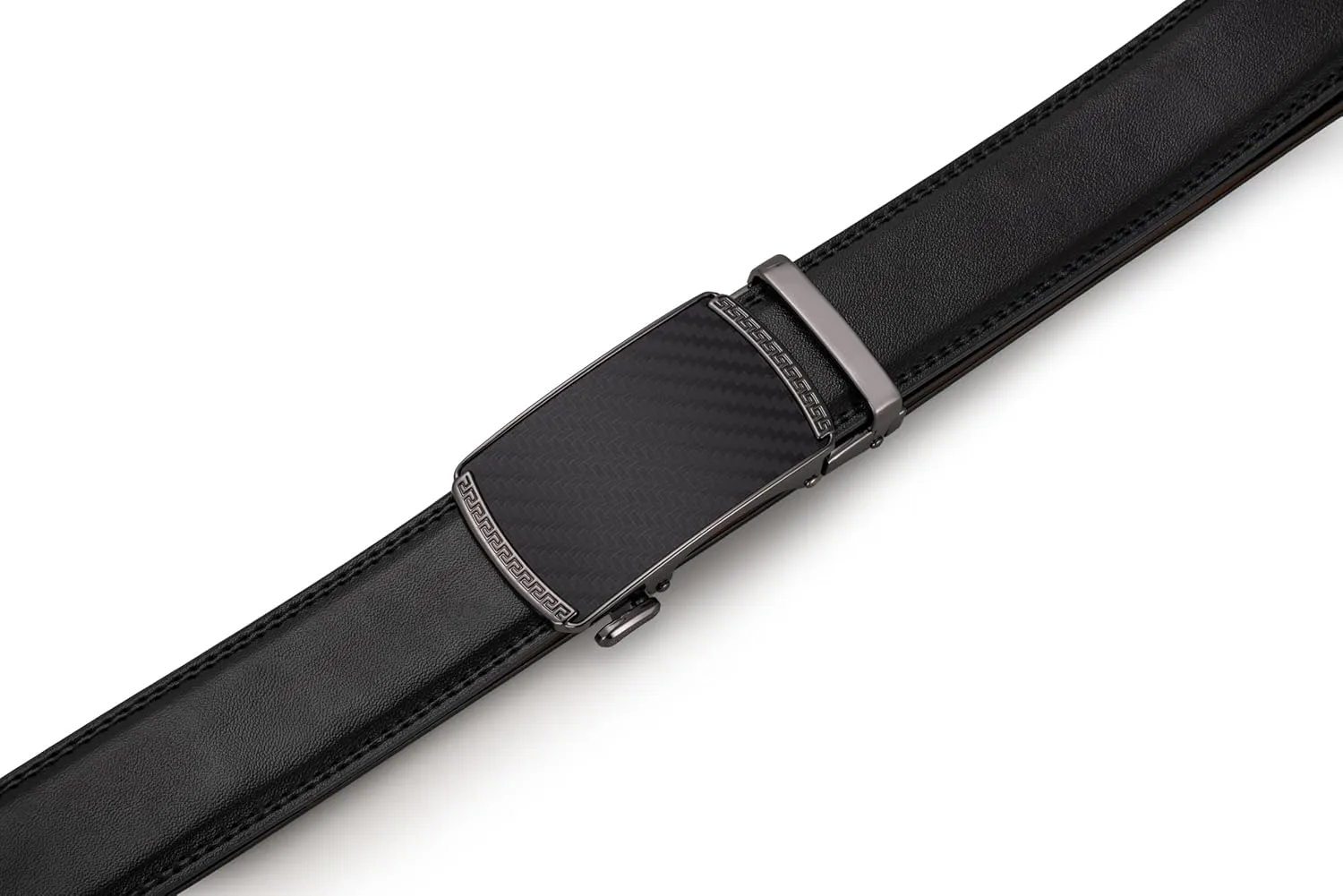 Men's Belt, Ratchet Dress Casual Belt with Adjustable Automatic Buckle Trim to Fit