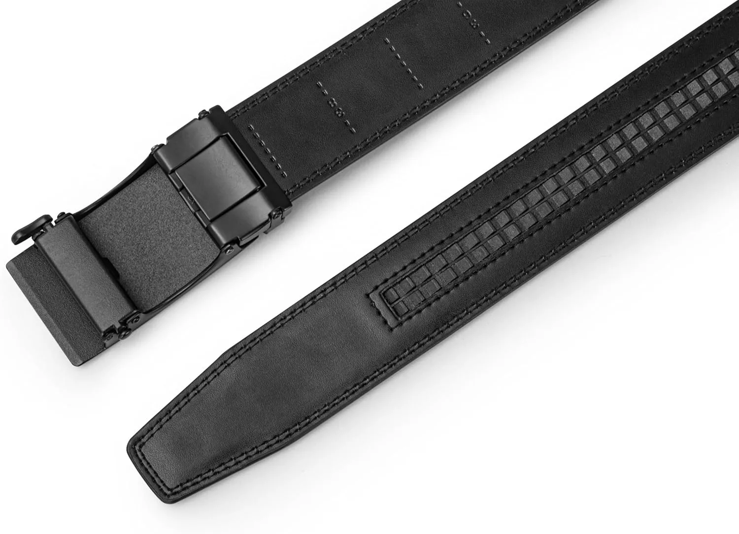 Men's Belt, Ratchet Dress Casual Belt with Adjustable Automatic Buckle Trim to Fit