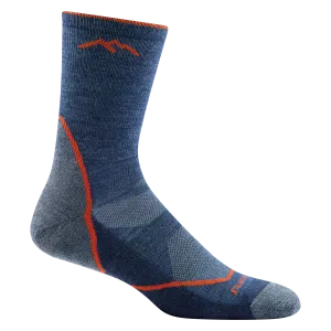 Men's Light Hiker Micro Crew Lightweight Hiking Sock - Denim