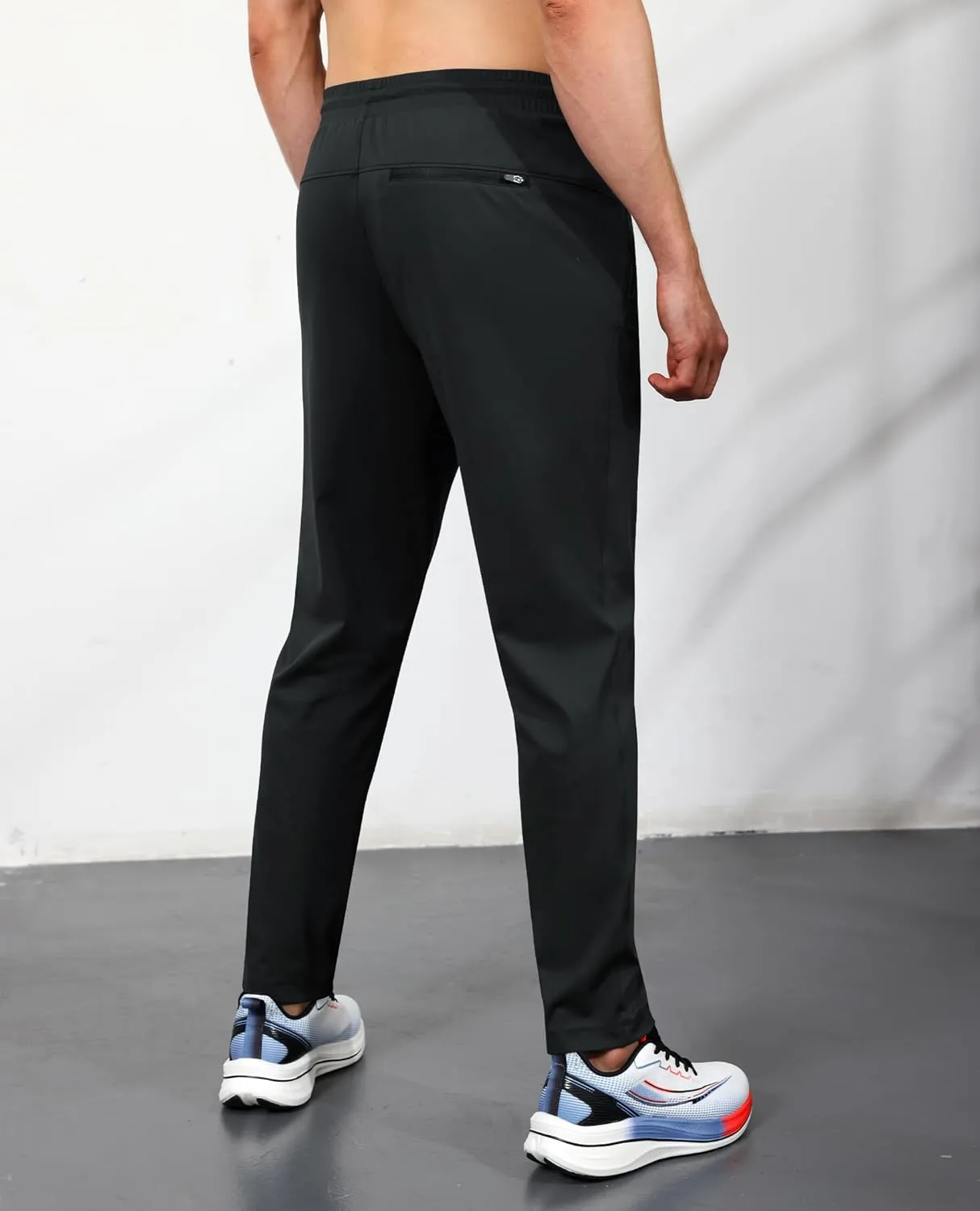 Men's Sweatpants with Zipper Pockets, Athletic Joggers Pants for Running, Workout, Outdoor