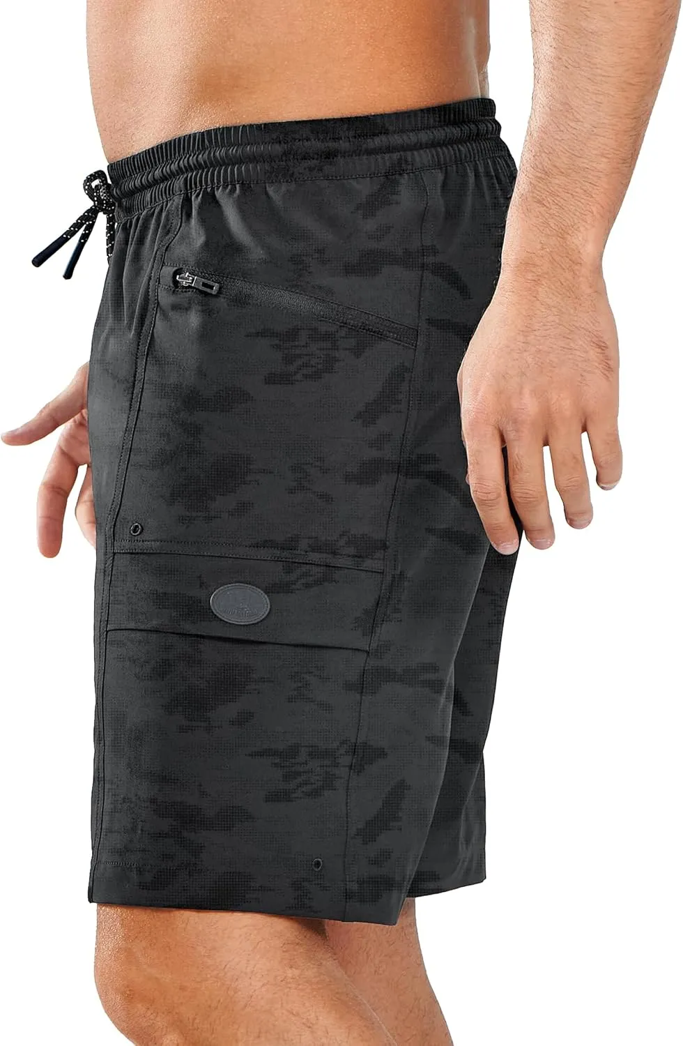 NORTHYARD Men's 9" Board Shorts with 4 Pockets Swim Trunks Swimwear for Men Bathing Suit - No Mesh Liner
