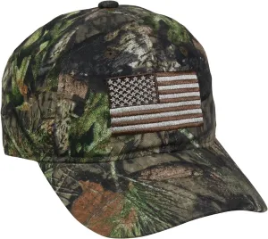 Outdoor Cap Men's Camouflage Americana Cap, One Size