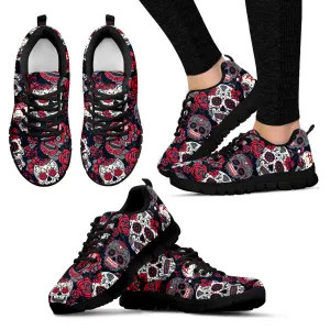 Pink Sugar Skull Sneakers