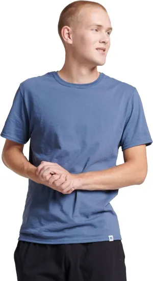 Russell Athletic Men's Dri-Power Cotton Blend Short Sleeve Tees, Moisture Wicking, Odor Protection, UPF 30 , Sizes S-4x