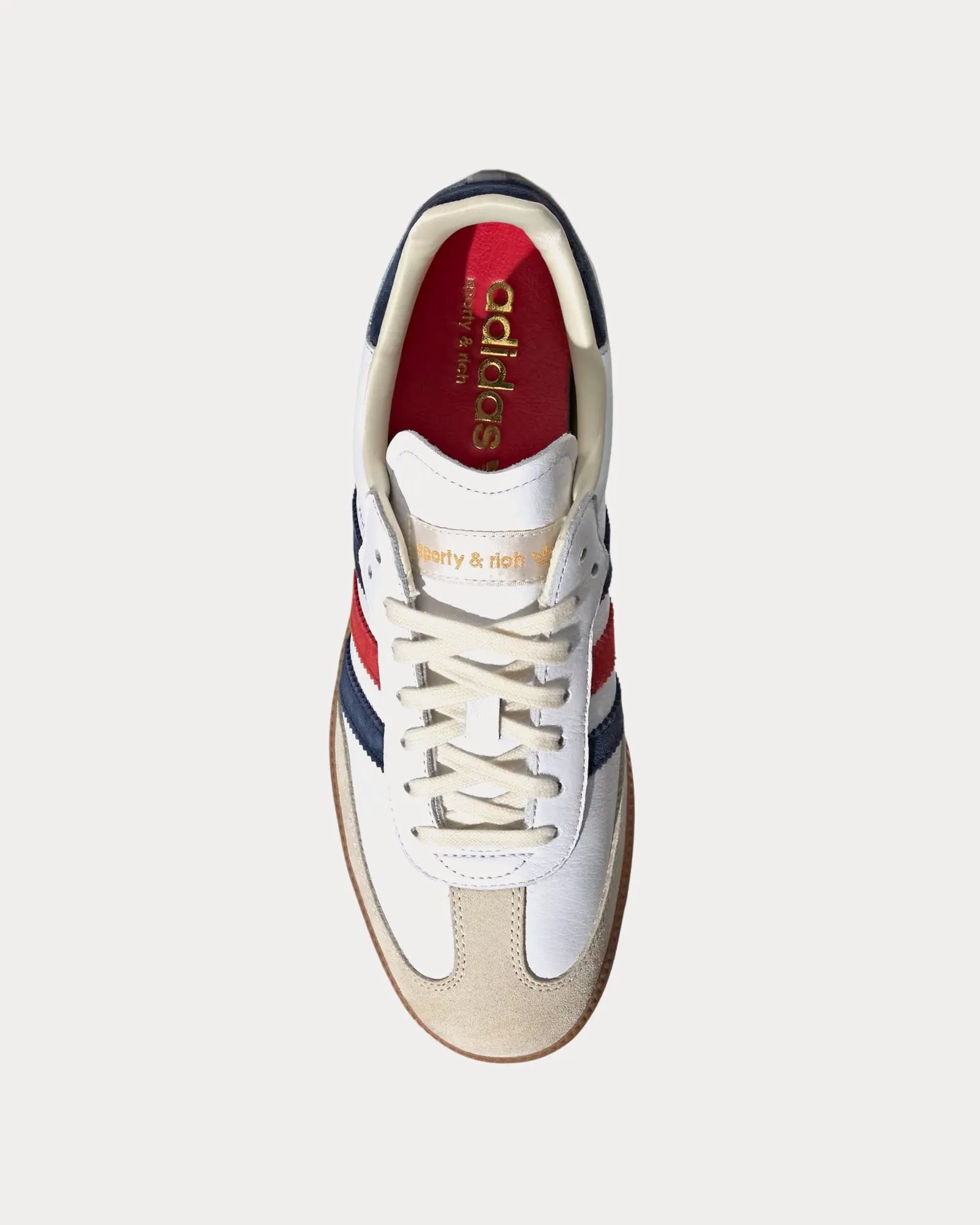 Samba OG Cloud White / Night Indigo / Collegiate Red Low Top Sneakers
