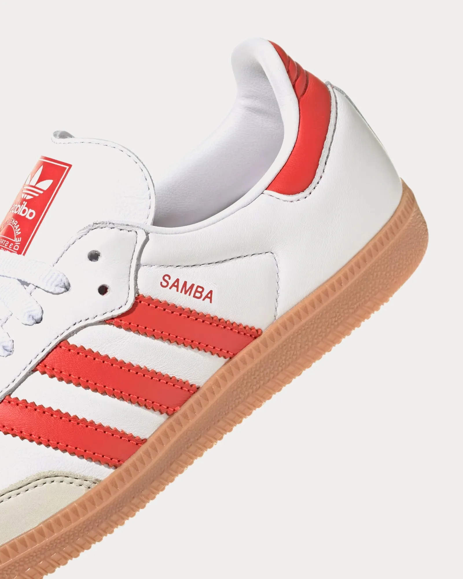 Samba OG Cloud White / Solar Red / Off White Low Top Sneakers