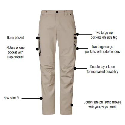 Syzmik Mens Streetworx Heritage Pant (ZP820)