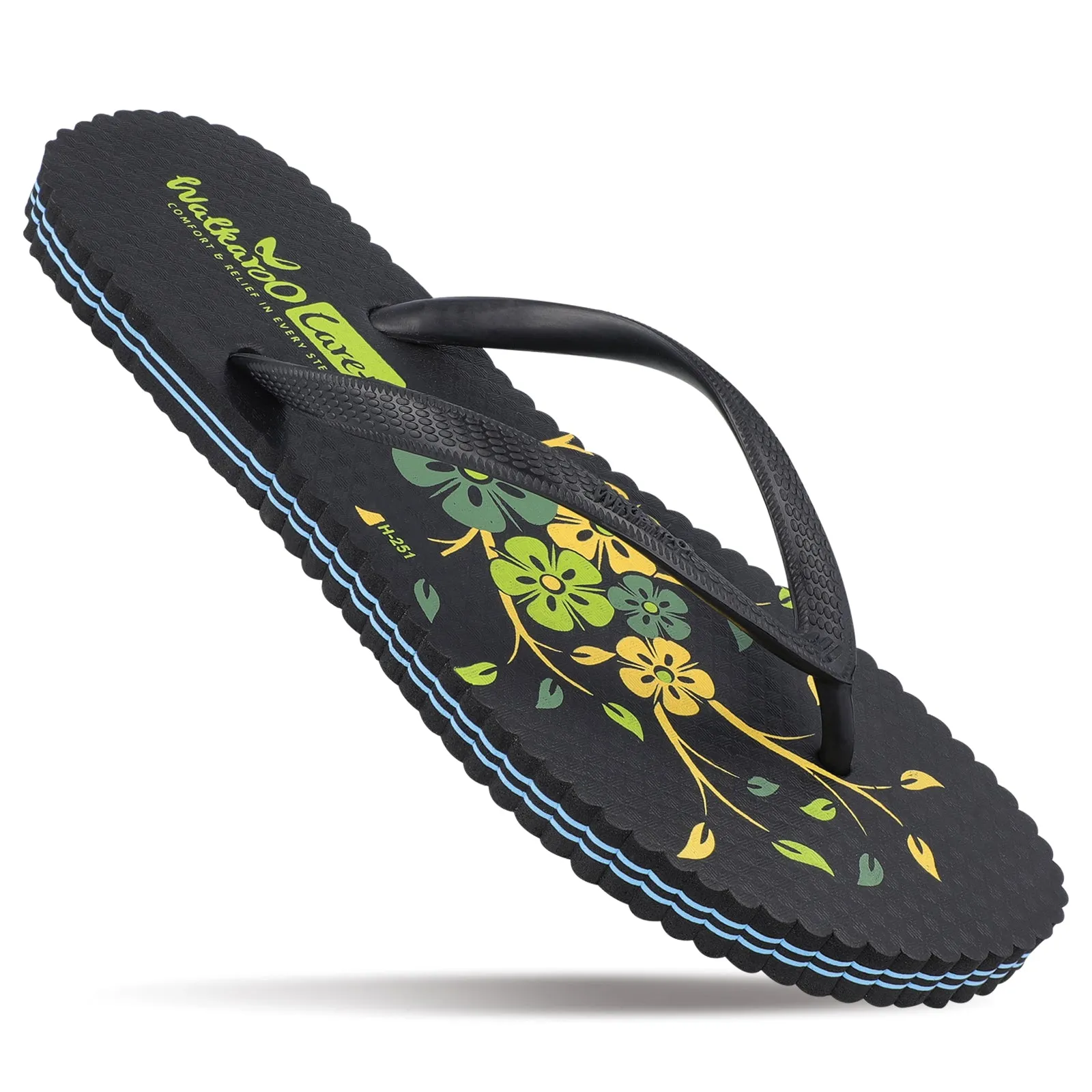 Women's Hawai Slippers - H251 Black